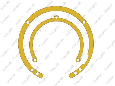 brass camera shim washers with mounted holes