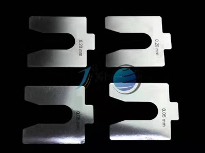 Precut stainless steel 304 slotted shims